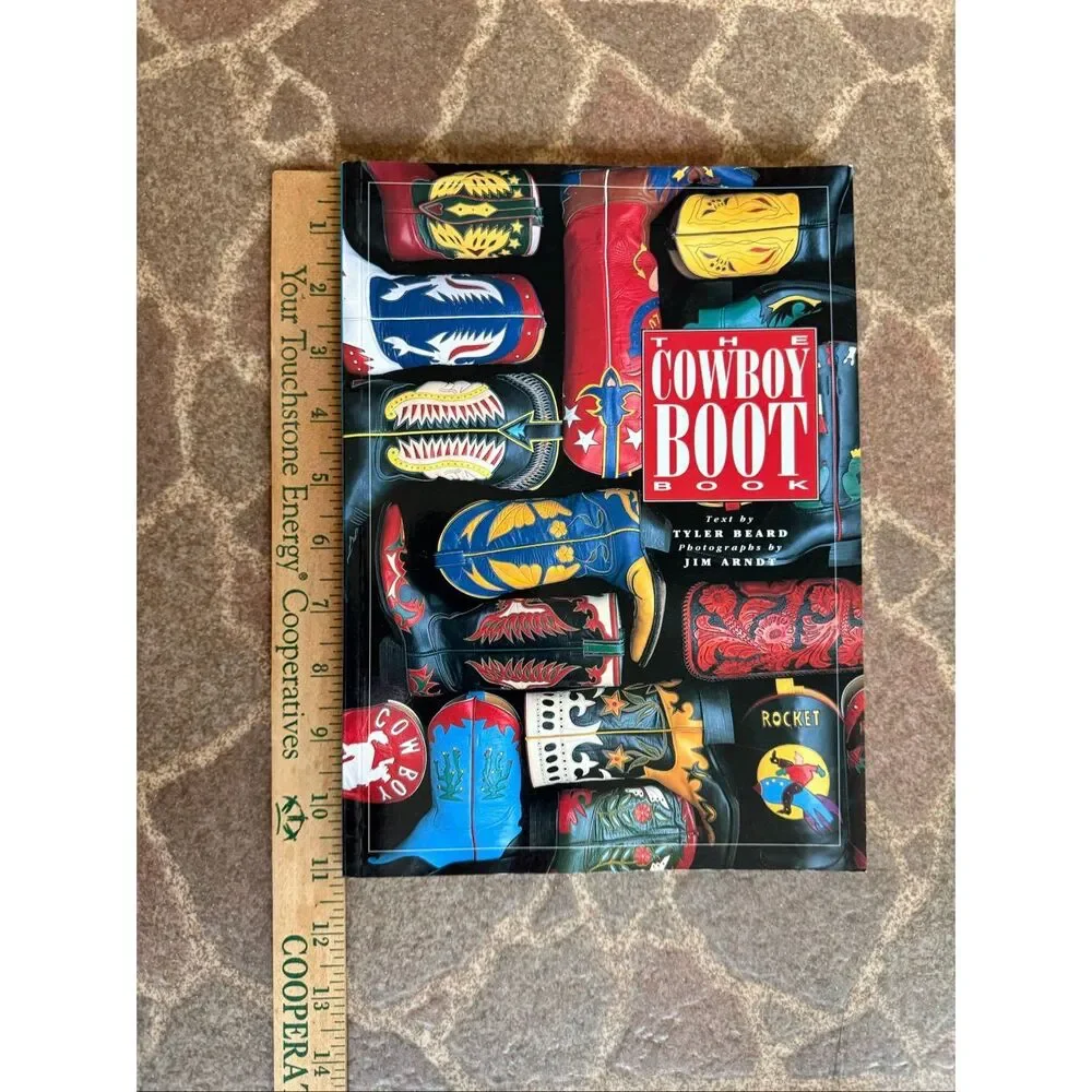 Vintage The Cowboy Boot Book Tyler Beard & Jim Arendt 1992 Paperback Western